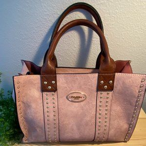 Dasein 3pc Middle Studded Tote Handbag